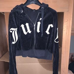 Juicy Couture cropped hoodie